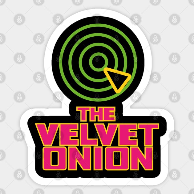 The Velvet Onion Sticker by Meta Cortex